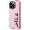 88104 1 karl lagerfeld hardcase leather ochranny kryt pre iphone 15 pro ruzovy pink metal signature
