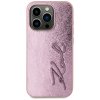 88104 2 karl lagerfeld hardcase leather ochranny kryt pre iphone 15 pro ruzovy pink metal signature