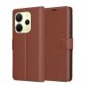 88449 techsuit leather folio kozene puzdro pre xiaomi redmi note 14 4g 164 84 x 78 15 x 8 16 mm hnede