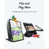 88929 5 esr flip hybrid skladacie puzdro s drziakom na stylus pre ipad air 4 2020 air 5 2022 air 11 2024 air 11 2025 fialove