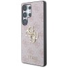 89124 3 guess hardcase 4g big metal logo ochranny kryt pre samsung galaxy s25 ultra ruzovy
