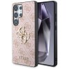 89124 guess hardcase 4g big metal logo ochranny kryt pre samsung galaxy s25 ultra ruzovy