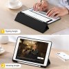 88863 2 techsuit flex trifold skladacie puzdro s drziakom na stylus pre ipad 10 2 2019 2020 2021 cierne