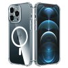 89508 techsuit shockproof clear silicone magsafe priehladne silikonove ochranne puzdro pre iphone 12 pro max priehladne