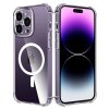 89478 techsuit shockproof clear silicone magsafe priehladne silikonove ochranne puzdro pre iphone 14 pro max priehladne