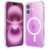 89496 techsuit shockproof clear silicone magsafe priehladne silikonove ochranne puzdro pre iphone 16 plus priehladne