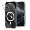89499 techsuit shockproof clear silicone magsafe priehladne silikonove ochranne puzdro pre iphone 16 pro priehladne
