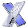 89574 techsuit shockproof clear silicone magsafe priehladne silikonove ochranne puzdro pre samsung galaxy a36 5g priehladne