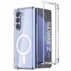 89529 techsuit shockproof clear silicone magsafe priehladne silikonove ochranne puzdro pre samsung galaxy z fold5 priehladne