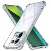 89661 techsuit shockproof clear silicone magsafe priehladne silikonove ochranne puzdro pre xiaomi redmi note 13 pro 5g poco x6 priehladne
