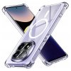 89670 techsuit shockproof clear silicone magsafe priehladne silikonove ochranne puzdro pre xiaomi redmi note 14 pro 5g priehladne