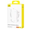 89769 4 baseus airpow air lite powerbanka usb usb c dvojity kabel usb c a lightning 22 5 w 10000 mah biela
