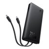 89766 4 baseus airpow air lite powerbanka usb usb c dvojity kabel usb c a lightning 22 5 w 10000 mah cierna