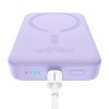 89796 2 baseus mini air powerbanka usb c magsafe nabijanie 20 w 10000 mah kabel usb c 30 cm fialova