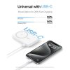 89886 5 baseus picogo powerbanka usb c qi2 20 w 5000 mah otocny stojan kabel usb c biela