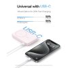 89892 5 baseus picogo powerbanka usb c qi2 20 w 5000 mah otocny stojan kabel usb c ruzova