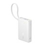 89898 baseus picogo powerbanka usb c usb rychlonabijanie 45 w 10000 mah integrovany kabel usb c biela