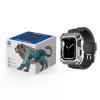 90246 6 predvadzane lito box metal ruggedarmor puzdro remienok ls002 apple watch 4 5 6 se se 2 44mm strieborny