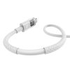91257 2 baseus datovy kabel display 2 type c na lightning rychle nabijanie digitalny displej 20 w 2 m biely moon white