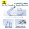 91263 5 baseus datovy kabel display 2 type c na lightning rychle nabijanie digitalny displej 20 w 2 m modry galaxy blue