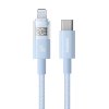 91263 1 baseus datovy kabel display 2 type c na lightning rychle nabijanie digitalny displej 20 w 2 m modry galaxy blue