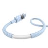 91263 2 baseus datovy kabel display 2 type c na lightning rychle nabijanie digitalny displej 20 w 2 m modry galaxy blue