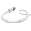 91269 2 baseus datovy kabel display 2 usb na lightning rychle nabijanie digitalny displej 2 4 a 1 m biely moon white