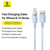 91272 3 baseus datovy kabel display 2 usb na lightning rychle nabijanie digitalny displej 2 4 a 1 m modry galaxy blue