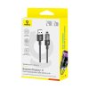 91287 6 baseus datovy kabel display 2 usb na lightning rychle nabijanie digitalny displej 2 4 a 2 m cierny cosmic black