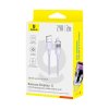 91278 6 baseus datovy kabel display 2 usb na lightning rychle nabijanie digitalny displej 2 4 a 2 m fialovy nebula purple
