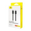 90951 6 baseus datovy kabel dynamic 3 series type c na type c rychle nabijanie 100 w 480 mbps 2 m biely