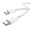 90939 1 baseus datovy kabel type c na type c 100 w 1 m biely moon white