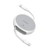 91080 baseus navijaci datovy kabel pathfinder type c na type c 100 w 1 m biely moon white