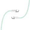 91296 5 colorway datovy kabel pre macbook pro type c na type c pd rychle nabijanie 60 w 3 a nylon 1 m zeleny