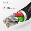 91341 3 colorway datovy kabel usb 2 0 na lightning nabijanie a synchronizacia nylon 2 1 a 480 mbps 1 m mentolovy