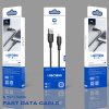 91152 4 lito datovy kabel usb na lightning pvc 1 m cierny