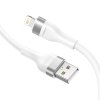 91119 lito datovy kabel usb na lightning rychle nabijanie 2 4 a bez zamotania 1 2 m biely