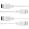 91209 2 spigen datovy kabel durasync type c na lightning mfi certifikacia 1 m 2 kusy biely