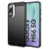 91398 techsuit carbon silicone kryt na samsung galaxy m56 cierny