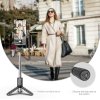 91005 4 techsuit mini selfie tyc so stabilnym stativom bluetooth ovladanim pridavnym svetlom 360 otacanie 76 cm cierna