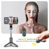 91005 1 techsuit mini selfie tyc so stabilnym stativom bluetooth ovladanim pridavnym svetlom 360 otacanie 76 cm cierna