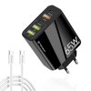 91356 techsuit premiova sietova nabijacka pentaxpower 3 usb qc 3 0 2 type c pd 20 w 65 w vratane type c kabla 1 m cierna