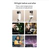 90837 5 techsuit stabilizacna selfie tyc gimbal mini so stativom led svetlom a bluetooth ovladanim 70 cm cierna