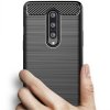 91560 4 techsuit carbon silicone puzdro na oneplus 8 cierne