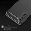 91554 4 techsuit carbon silicone puzdro na oneplus nord 5g cierne