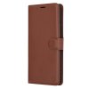 91845 3 techsuit leather folio puzdro na oneplus 12 hnede