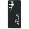 92643 1 karl lagerfeld silicone sign metal logo kryt na samsung galaxy s25 ultra cierny