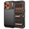 93372 techsuit carbon silicone kryt pre iphone 17 pro max cierny
