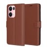 94911 techsuit leather folio puzdro pre oppo reno13 pro hnede
