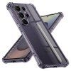 97062 techsuit shockproof clear silicone obal pre samsung galaxy s25 ultra dymovo cierny